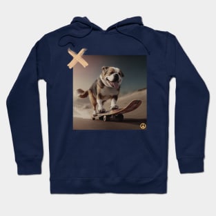 Skateboarding Dog Hoodie